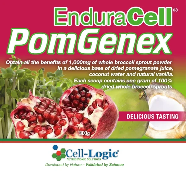 EnduraCell® PomGenex 300g Naturally-Flavoured Broccoli Sprout Powder - Image 3