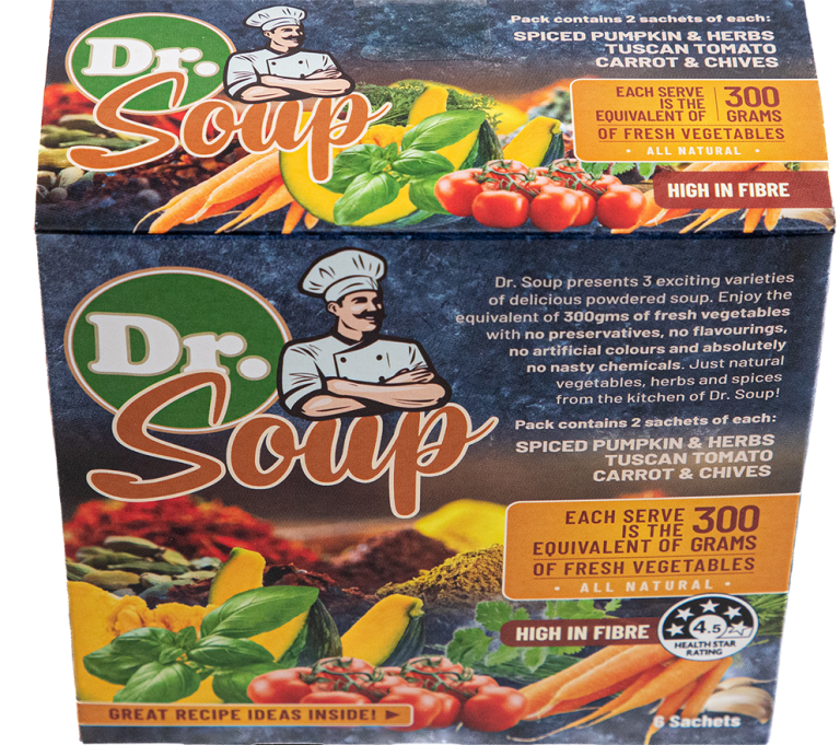 Dr Soup® 6 Single Serve Sachets CellLogic